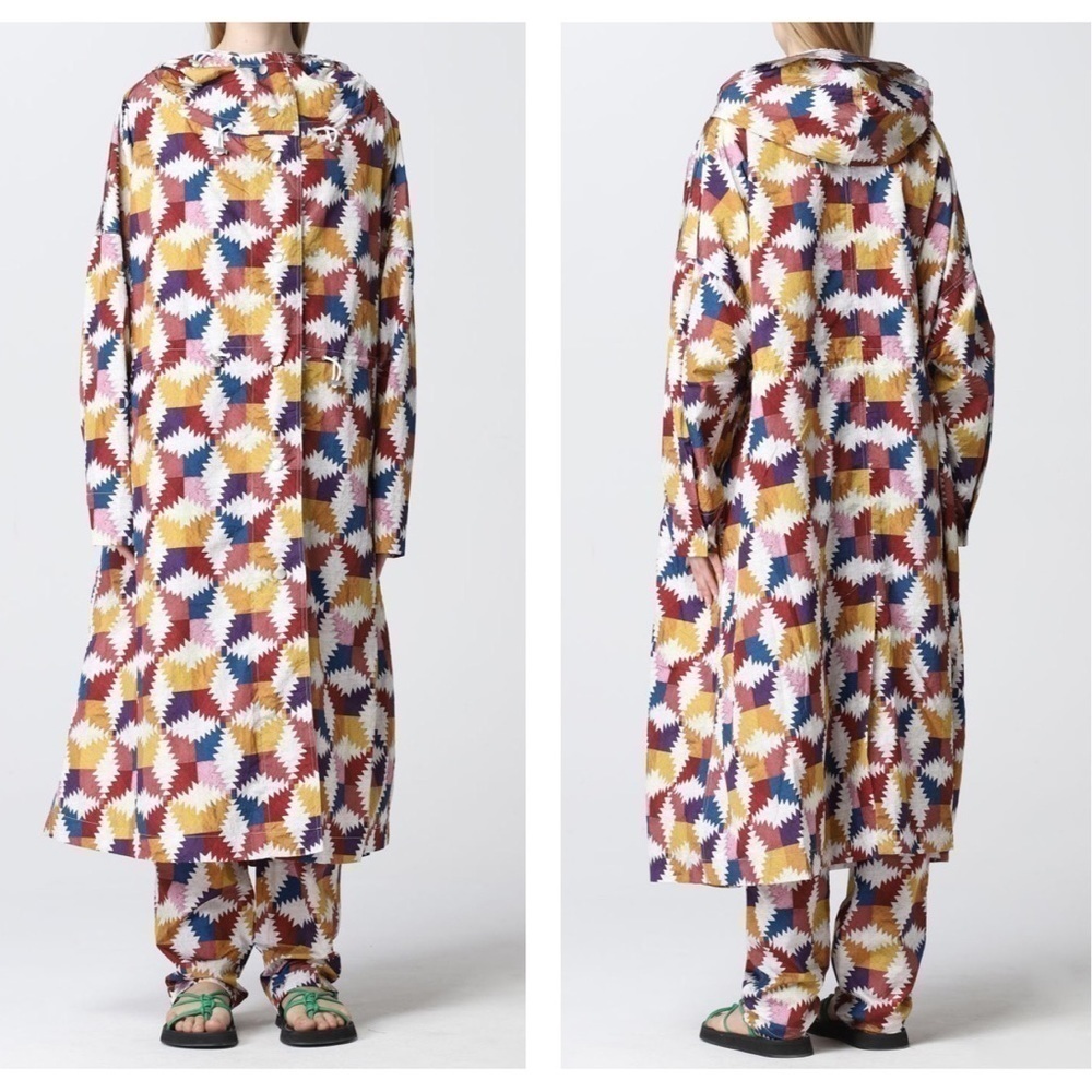 NWT Isabel Marant Munao Oversized Quilt Patchwork Pattern Coat size US 4 | FR 36 - Picture 16 of 16